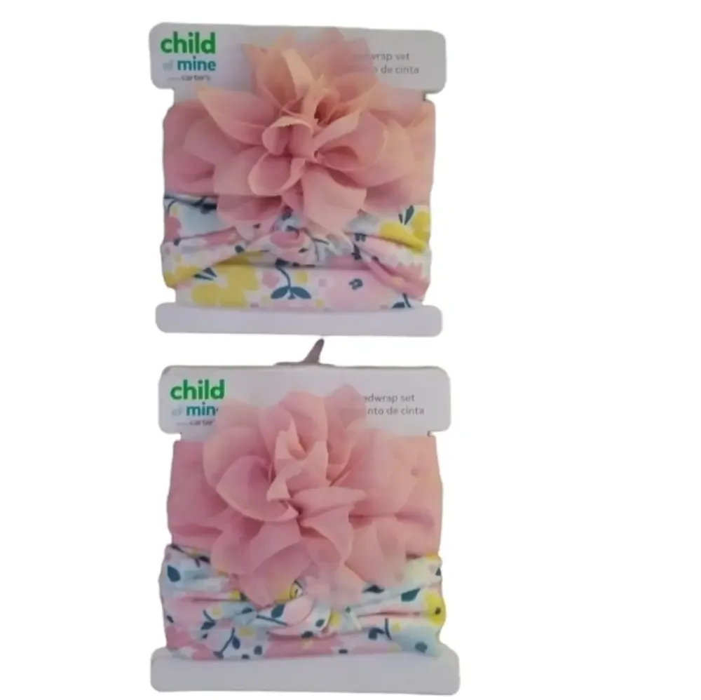 NWT  Bundle 2- Carters Child of Mind Head Bands Lot‎ of 2, for 3-6 months